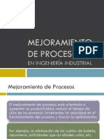 Mejoramiento de procesos_