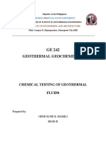 #12 Chemical Testing of Geothermal Fluids