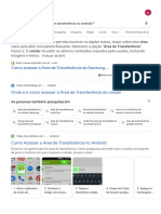 Como Acessar A Área de Transferência No Android - Pesquisa Google