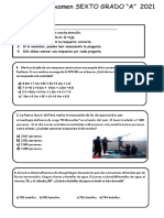 Examen Mátematica 6°A