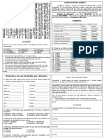 Atividades 4º Ano A 19 A 23 de Setembro