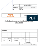 MS For Instrument Installation