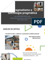 Apresentação - Pragmatismo