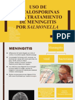 Uso de Cefalosporinas para Tratamiento de Meningitis Por Salmonella