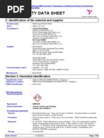 Finish Rinse Aid Safety Data Sheet | PDF | Dangerous Goods | Toxicity