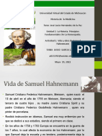 Actividad 2. Vida Y Obra de Samuel Hahnemann