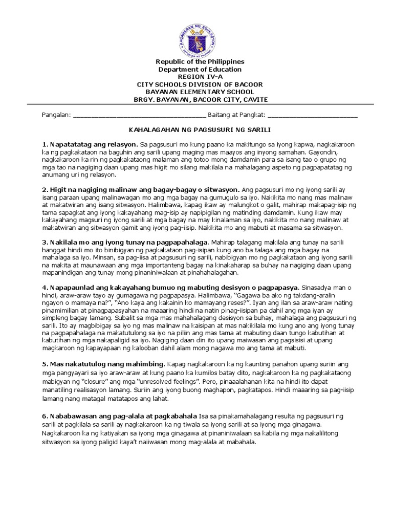 Esp Q1 W2 D3 Activity Sheet Pdf