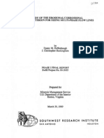 A Study of The Erosional Corrosional Velocity Criterion For Sizing Multi-Phase Flow Lines