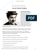 15 Frases Célebres de Charlie Chaplin