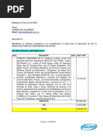 Cotización Remolque 20 Pies