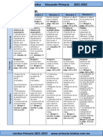 Junio - 6to Grado Dosificación (2021-2022)