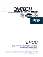 Comtech - LPOD - Install and User Manual