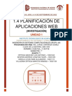 1.4 Planificación de Aplicaciones WEB