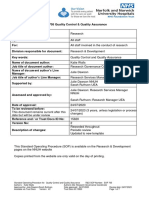 R&D SOP 705 Quality Control and Quality Assurance V2