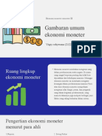 Gambaran Umum Ekonomi Moneter: Viqry Robywana (212201011)