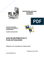 Guía de Matemáticas IV de la UNAM