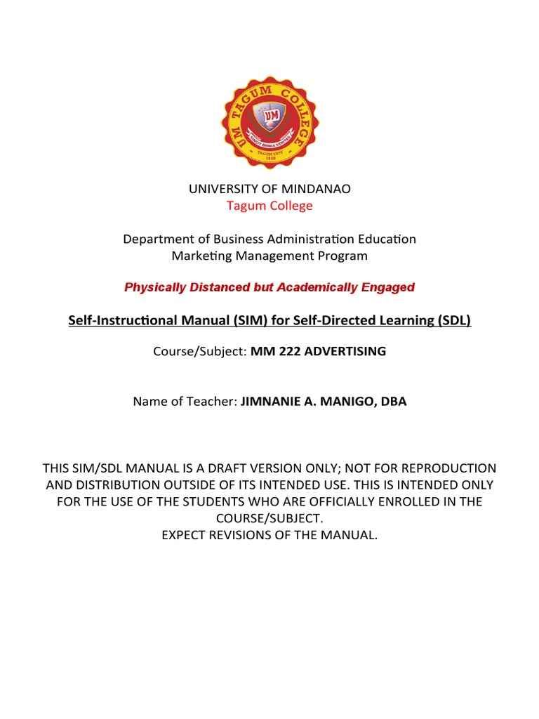 MM 222 - Advertising1 | PDF | Advertising | Mass Media
