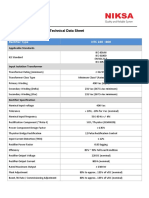 DC Charger NTC Data Sheet - 220V 800A - Nghi Son