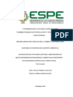 Tesis - Estimacion de Contaminacion Del Aire Por Pm10 en Quito Determinado Por Indices Ambientales Obtenidos Con Imagenes Satelitales Landsat Etm+