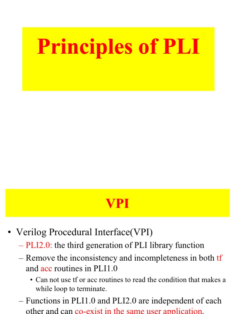 PLI Intro | PDF | C (Programming Language) | Computer Programming