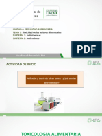 Toxicidad de aditivos y sustancias naturales en alimentos