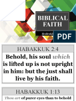 Biblical Faith