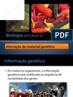 BG 11 - Alteração do material genético