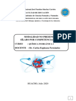 Modalidad No Presencial Sílabo Por Competencias 2020 - I Curso: DOCENTE: Dr. Carlos Espinoza Fernández