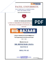Shivkumar Jain Big Bazaar Project Final Report