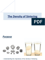 The Density of Sintering