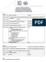 Jadwal Workshop Manris PELKESI 13-14 Agustus 2022. Final