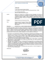 Carta #25-Reporte Demora de Entrega Quinto Entregable - Ing. Victor Rodriguez Vargas