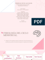 Ciclo Ovarico y Ciclo Menstrual