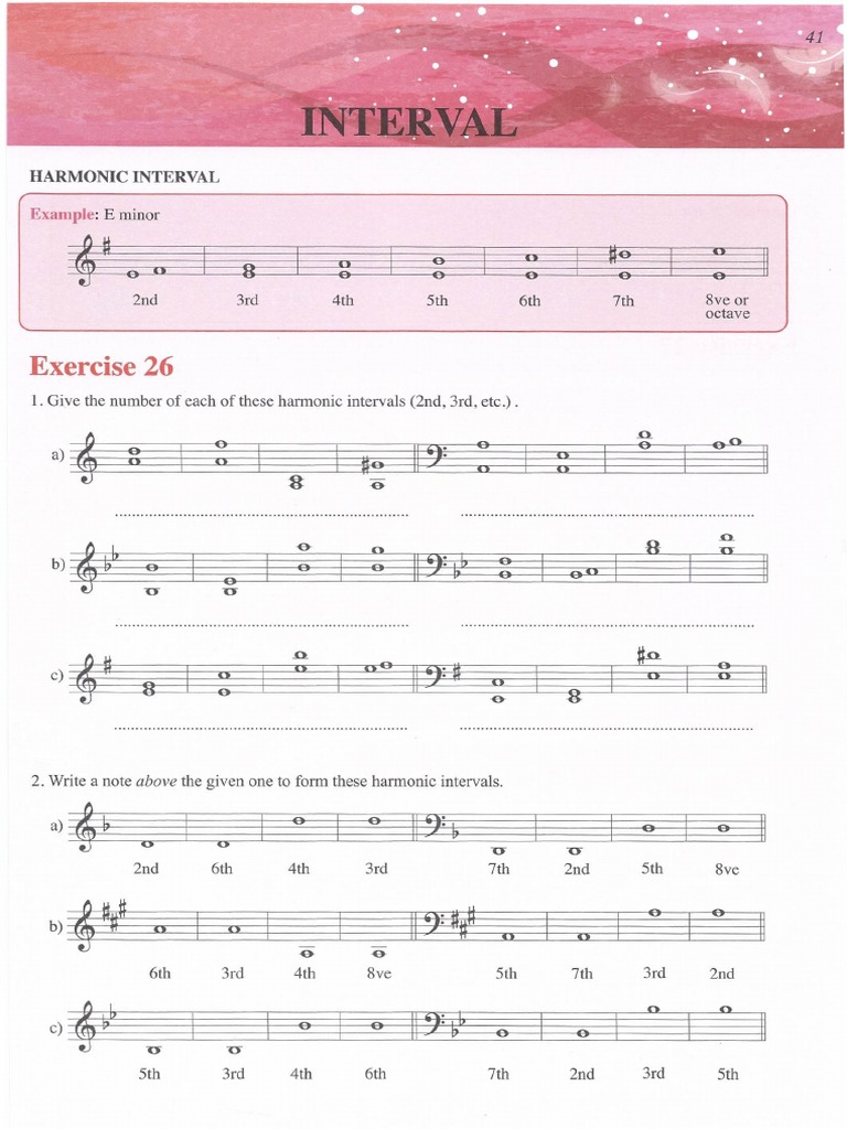 Interval and Tonic Triad (Understanding Music Theory) | PDF