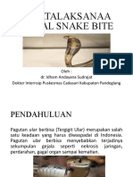 Penatalaksanaan Awal Snake Bite