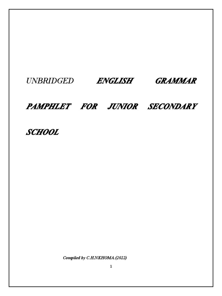 English Grammar 1 Pdf Verb English Grammar