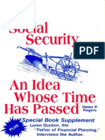 Social Security - An Idea Whose Time Has Passed