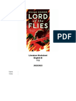 English Lord of The Flies Worksheet