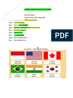 Materi Nasionality Country