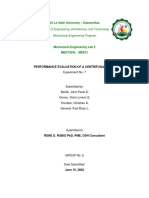 T-MEET324LA Experiment No.7 Centrifugal Pump MEE31