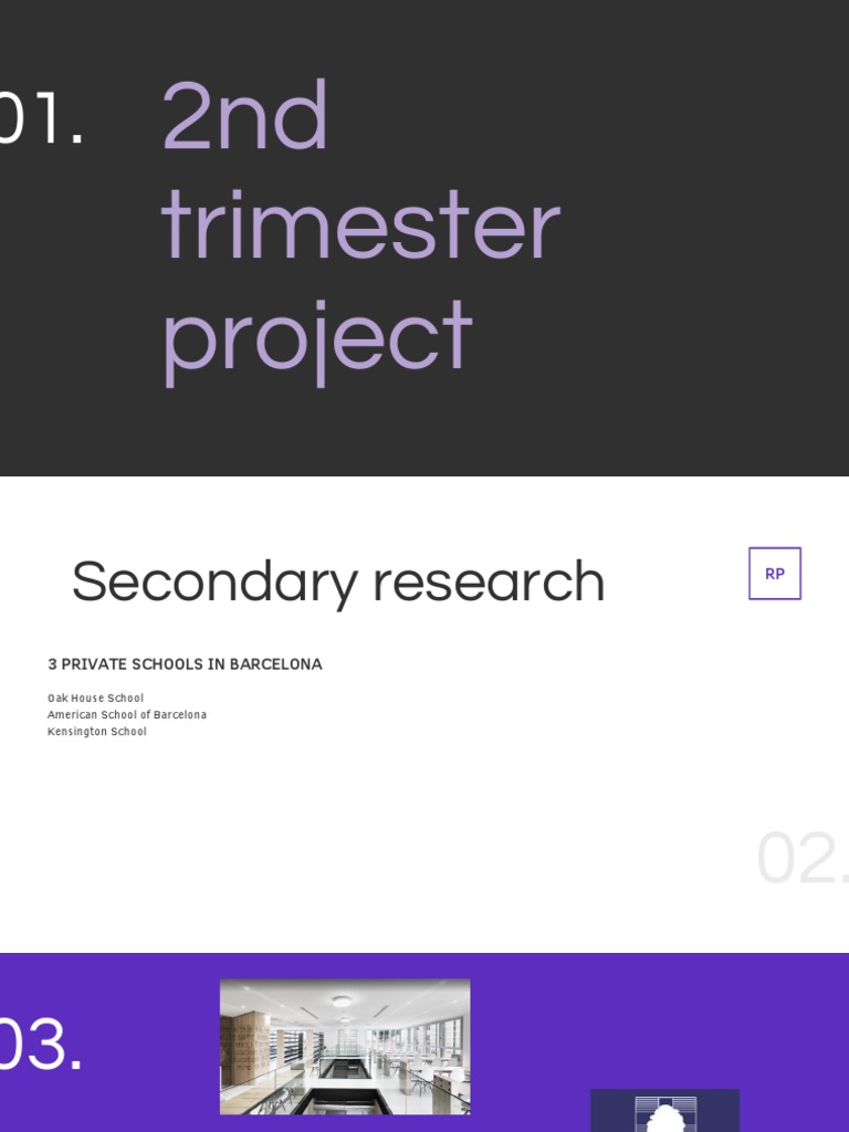 2nd trimester project PDF Schools