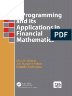 Shuichi Ohsaki, Jori Ruppert-Felsot, Daisuke Yoshikawa - R Programming and Its Applications in Financial Mathematics-CRC Press (2018)