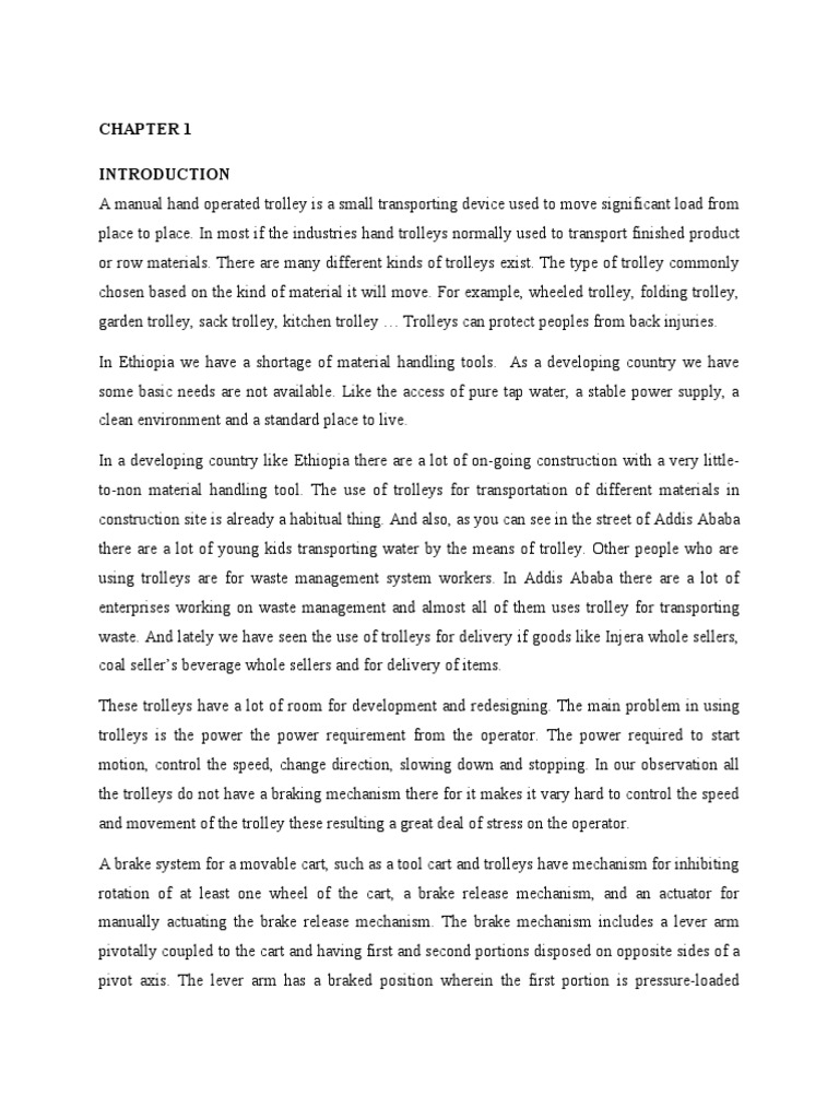 Manual Trolley Download Free Pdf Friction Force