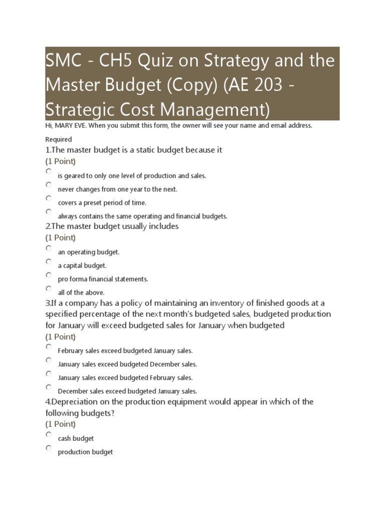 Budget | PDF | Budget | Pro Forma