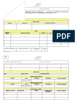 Formato Vacio para Documentar Procedimientos Procedimiento de Evaluación de Riesgos
