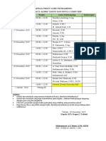 Jadwal Piket Guru Pendamping