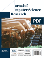 Journal of Computer Science Research - Vol.3, Iss.2 April 2021