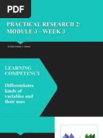 Practical Research 2 - Week 3