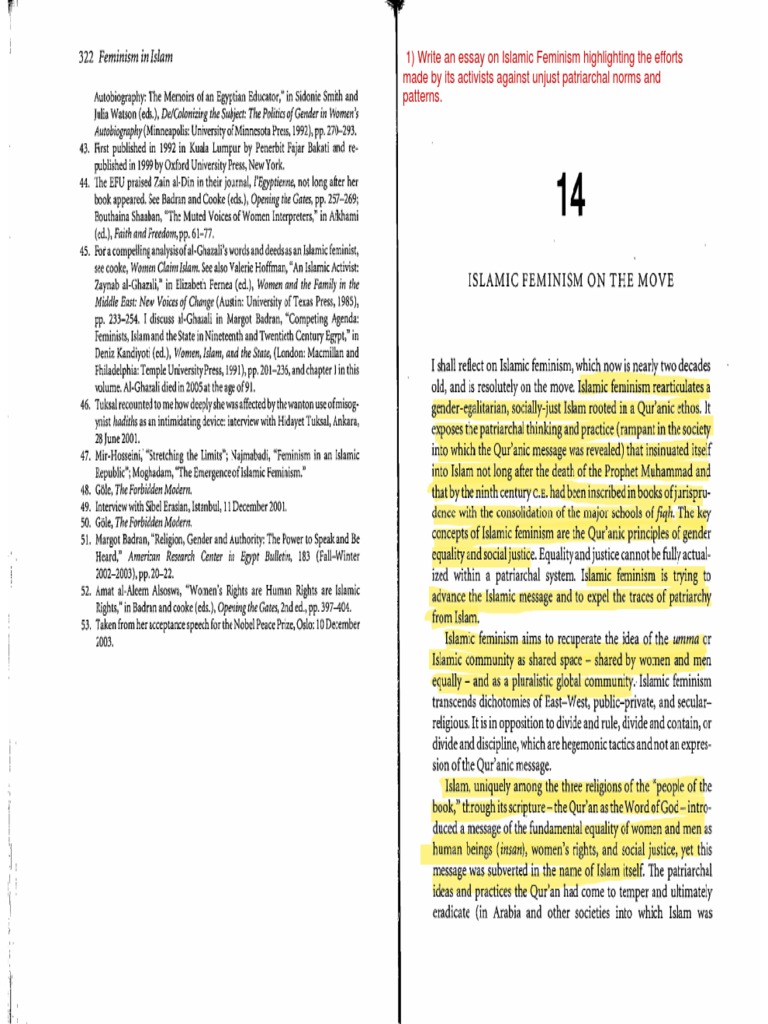 Islamic Feminism On The Move | PDF | Philosophy