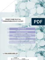 Pertumbuhan & Perkembangan Janin.